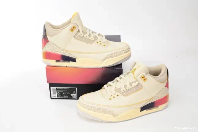 MaikeSneakers FN0344-901 Sunset Jordan J Medellin 3 x Balvin Air 0415